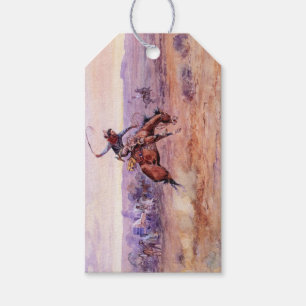 Bucking Bronco (Taming a Vild Horse) Presentetikett