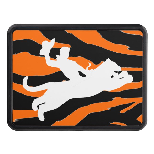 Bucking Bronco Tiger Skydd För Dragkrok (Framsidan)