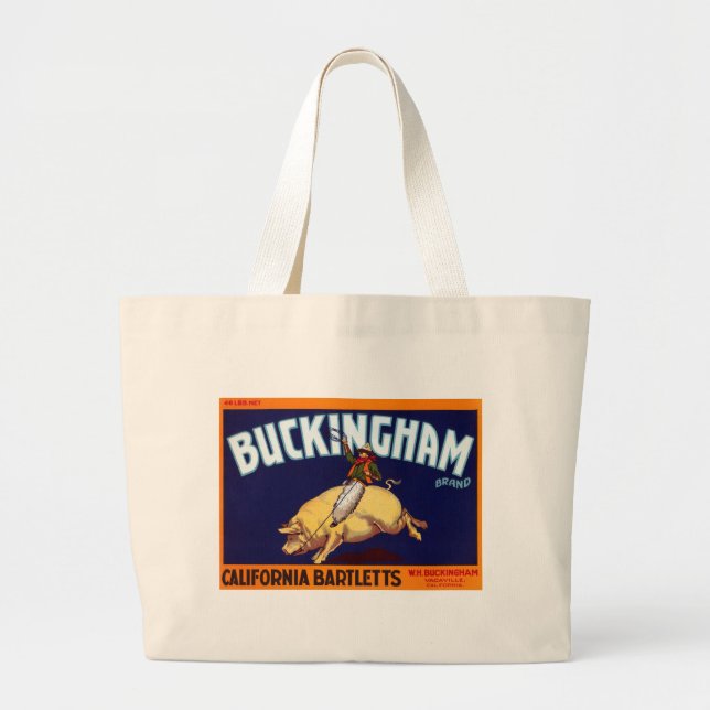 Buckingham Brand California Bartletts Jumbo Tygkasse (Framsidan)