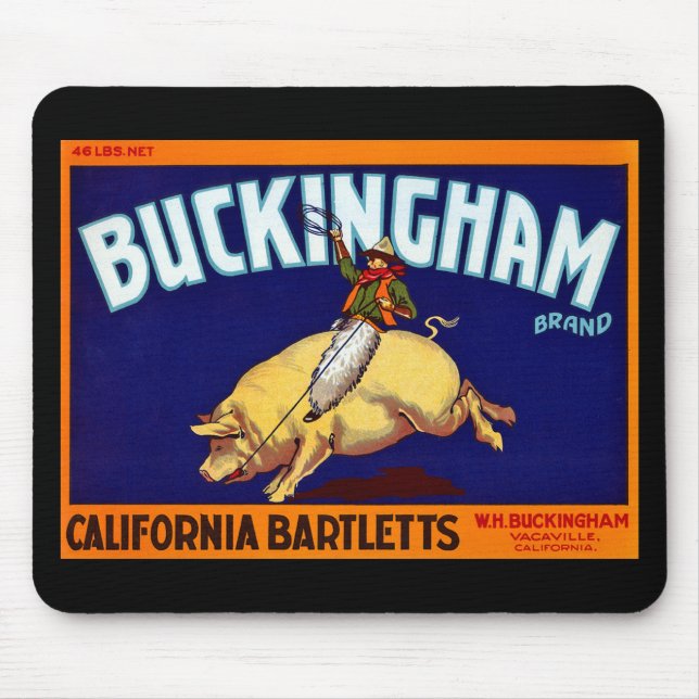 Buckingham Brand California Bartletts Musmatta (Framsidan)