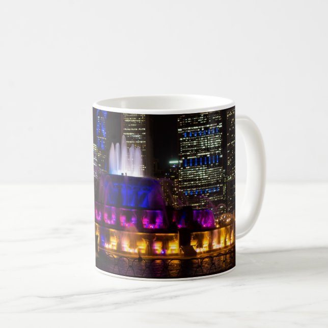 Buckingham Fontän Chicago Coffee Mugg (Framsida höger)
