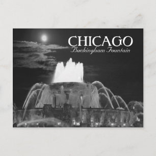 Buckingham Fontän Chicago Illinois Vykort