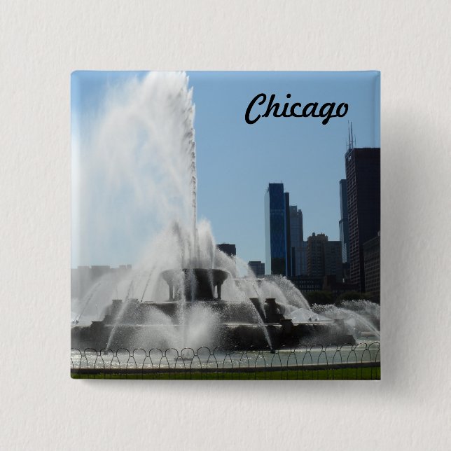 Buckingham fontän - Chicago Knapp (Framsida)