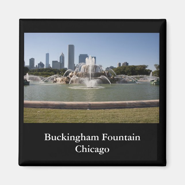 Buckingham Fontän, Chicago Magnet (Framsidan)