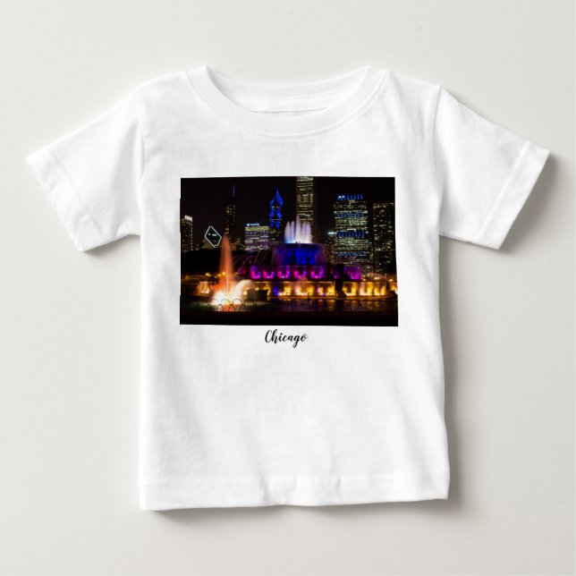 Buckingham Fontän Chicago T Shirt (Framsida)