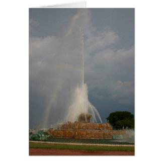Buckingham fontän hälsningskort
