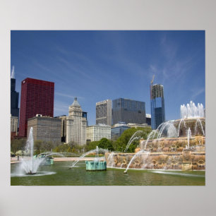 Buckingham Fontän i Grant Park, 2 Poster