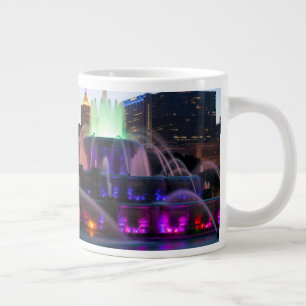 Buckingham Fontän lit på natten Jumbo Mugg
