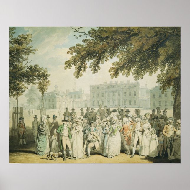 Buckingham House, St.James's Park, 1790 Poster (Framsidan)