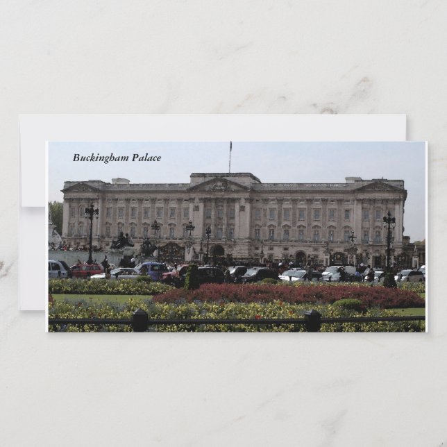 Buckingham Palace-fotokort (Framsida)