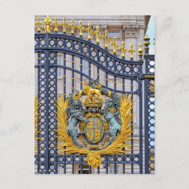 Buckingham Palace Grind, London UK Postcard Vykort (Framsida)