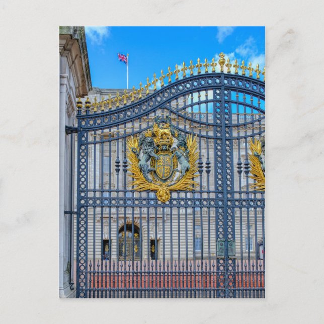 Buckingham Palace Grind, London UK Postcard Vykort (Framsida)