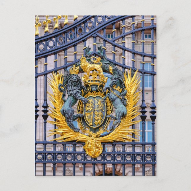 Buckingham Palace Grind, London UK Postcard Vykort (Framsida)
