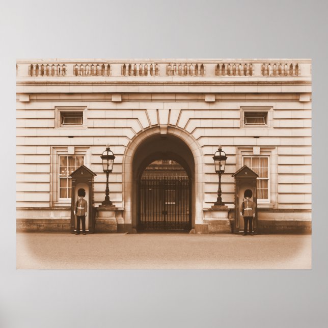 Buckingham Palace Guards - London Poster (Framsidan)