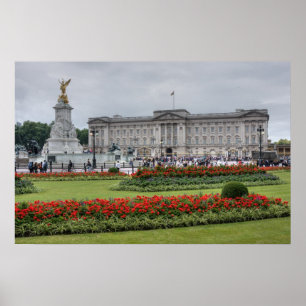 Buckingham Palace i London England Poster