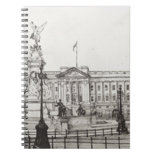 Buckingham Palace London.2006 Anteckningsbok Med Spiral