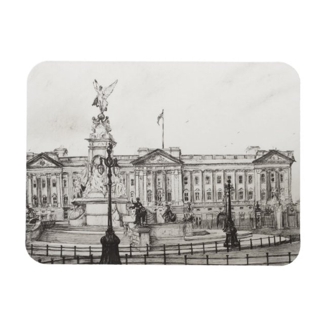 Buckingham Palace London.2006 Magnet (Horisontell)