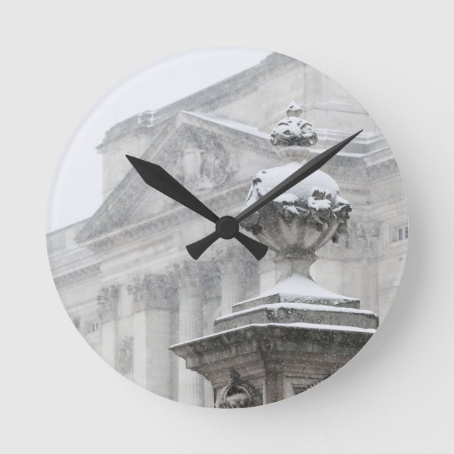 Buckingham Palace London England Rund Klocka (Framsida)