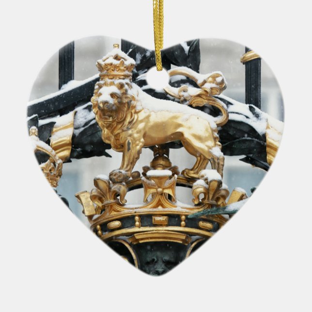 Buckingham Palace London Julgransprydnad Keramik (Framsidan)