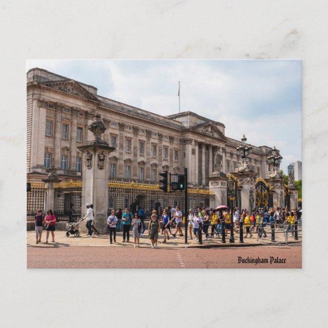 Buckingham Palace, London Postcard Vykort (Framsida)