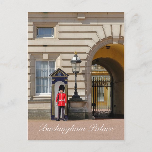Buckingham Palace, London UK Postcard Vykort (Framsida)
