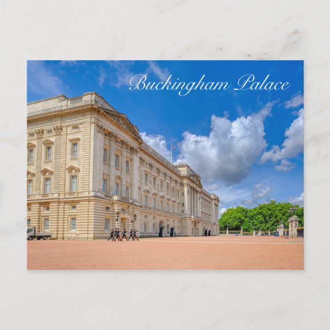 Buckingham Palace, London UK Postcard Vykort (Framsida)