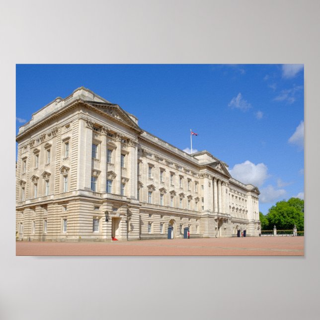 Buckingham Palace, London UK Poster (Framsidan)