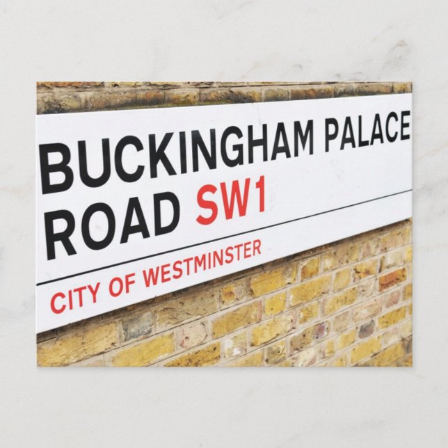 Buckingham Palace, London - Vykort (Framsida)