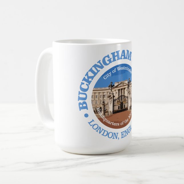 Buckingham Palace (rd) Kaffemugg (Framsida vänster)