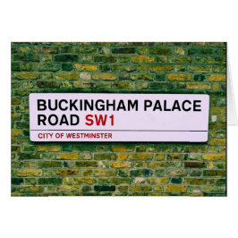 Buckingham Palace Road - London Hälsningskort