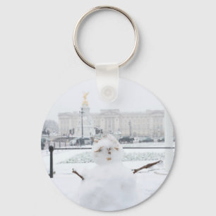 Buckingham Palace snögubbe London Nyckelring