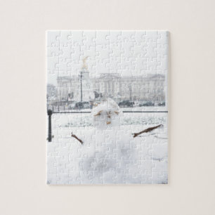Buckingham Palace snögubbe London Pussel