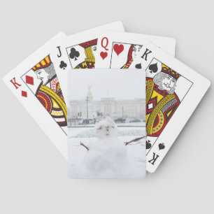 Buckingham Palace snögubbe London Spel Kort