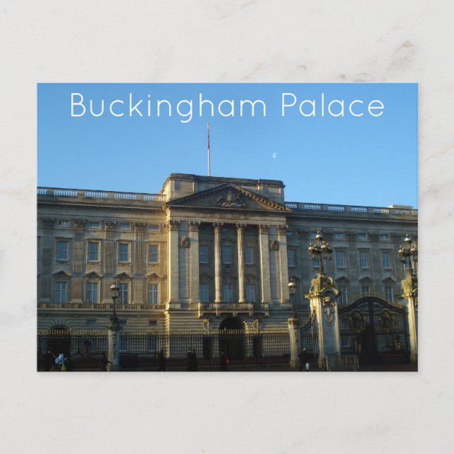 Buckingham Palace vykort (Framsida)