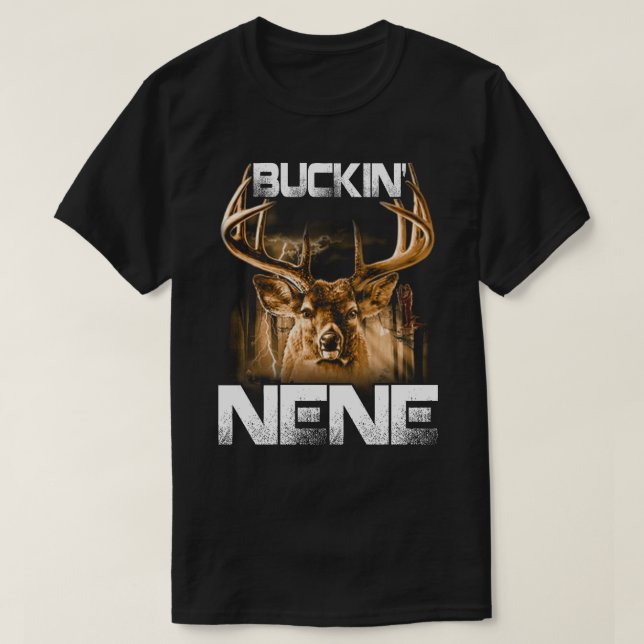 Buckin'nene Hjort Hunter T Shirt (Design framsida)