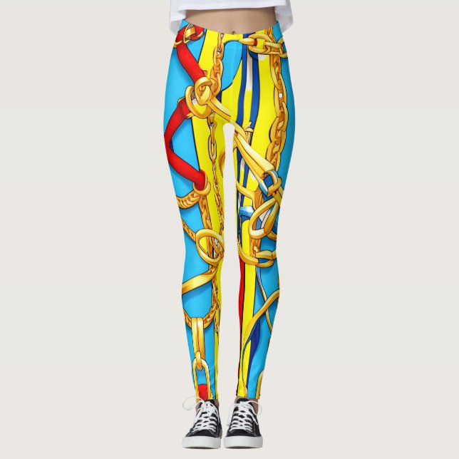 BUCKLES, STRAPS OCH CHAINER LEGGINGS (Framsida)