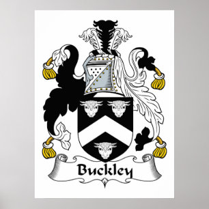 Buckley familjvapensköld poster