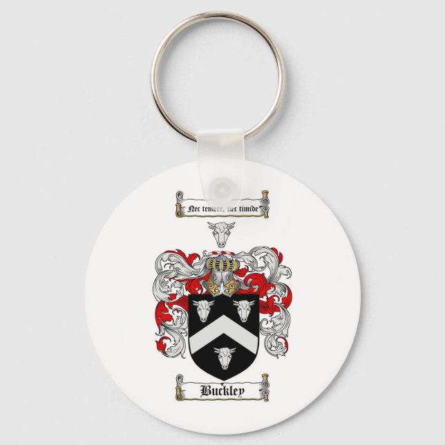 BUCKLEY FAMILY CREST - BUCKLEY JACKAR ARM NYCKELRING (Framsida)