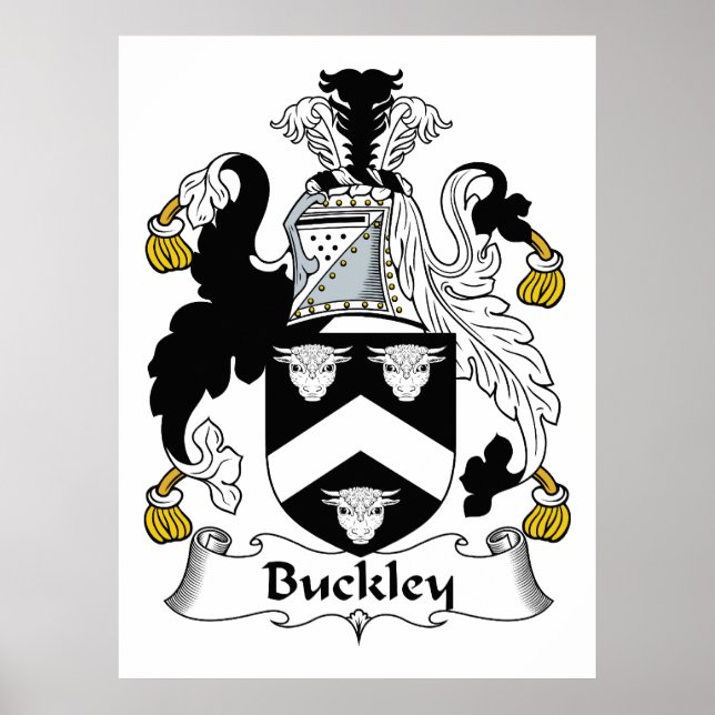 Buckley Family Crest Poster (Framsidan)