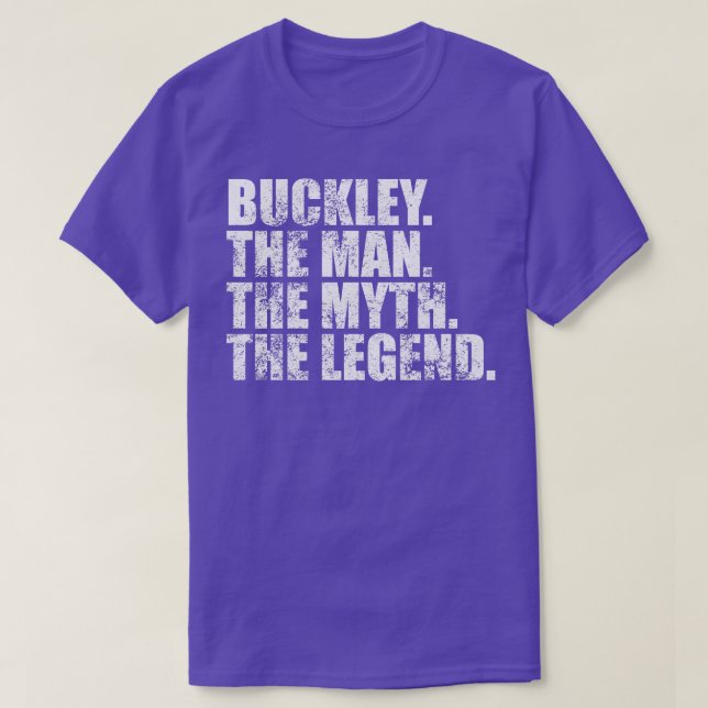 BuckleyBuckley-familjen namn Buckley-efternamn Buc T Shirt (Design framsida)