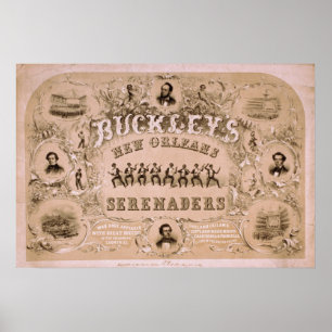 BUCKLEYS affisch för NEW ORLEANS Serenaders