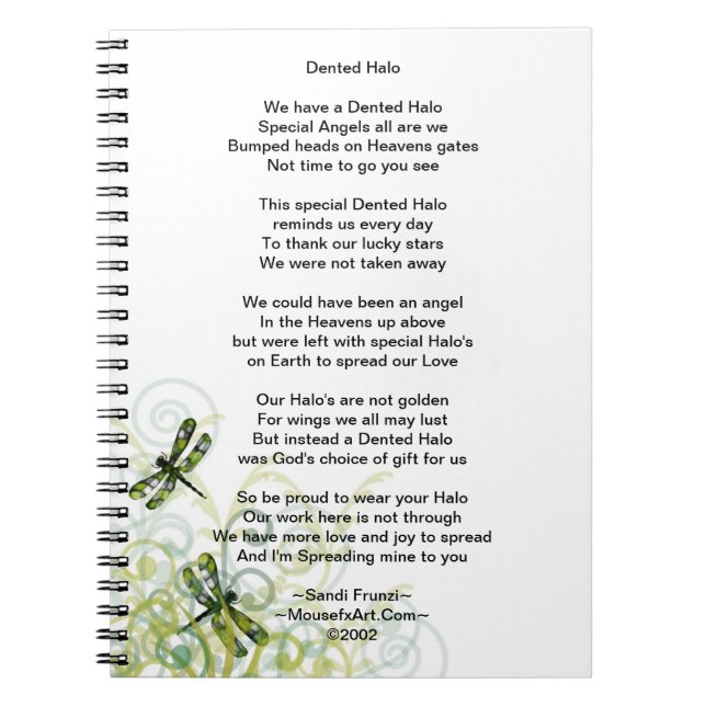 Bucklig anteckningsbok för överlevande för kirurgi med spiral (Framsidan)