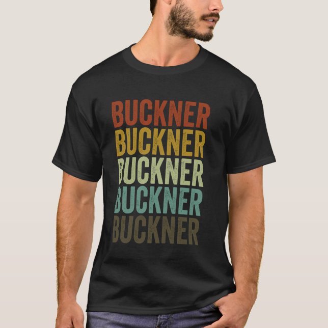 Buckner City Retro T Shirt (Framsida)