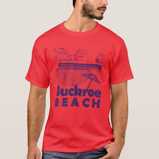 Buckroe Beach flicka T Shirt (Framsida)