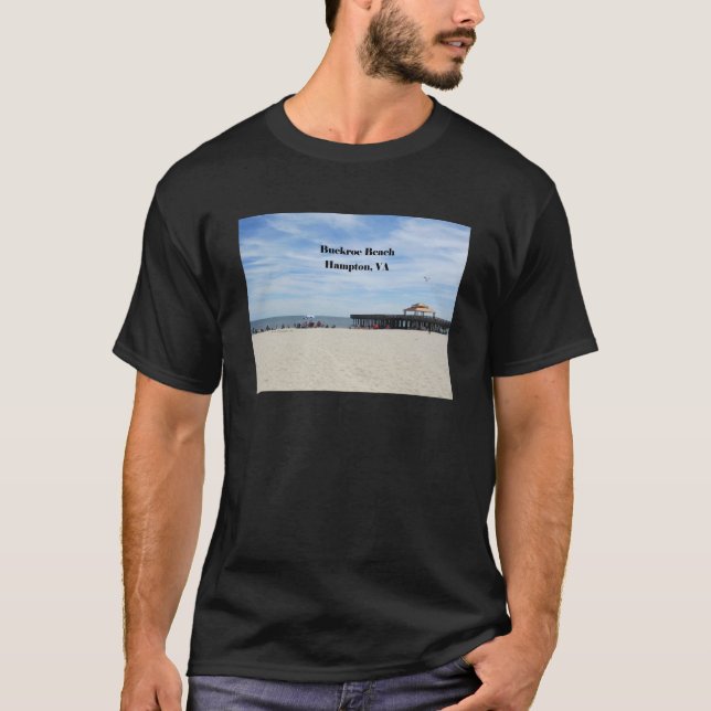 Buckroe Beach, Hampton, Virginia Tee Shirt (Framsida)