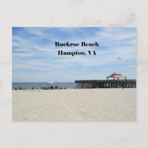 Buckroe Beach, Hampton, Virginia Vykort