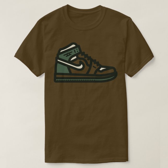 Bucks Basketball Sneakers T Shirt (Design framsida)