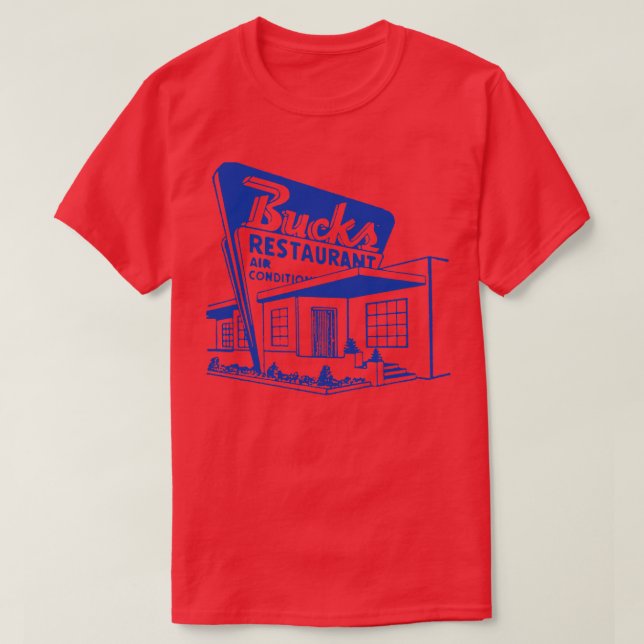 Bucks Restaurang T Shirt (Design framsida)