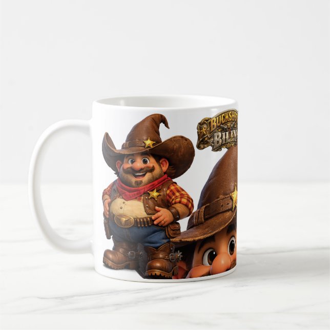 Buckshot Billy - Cowboy Kaffemugg (Vänster)