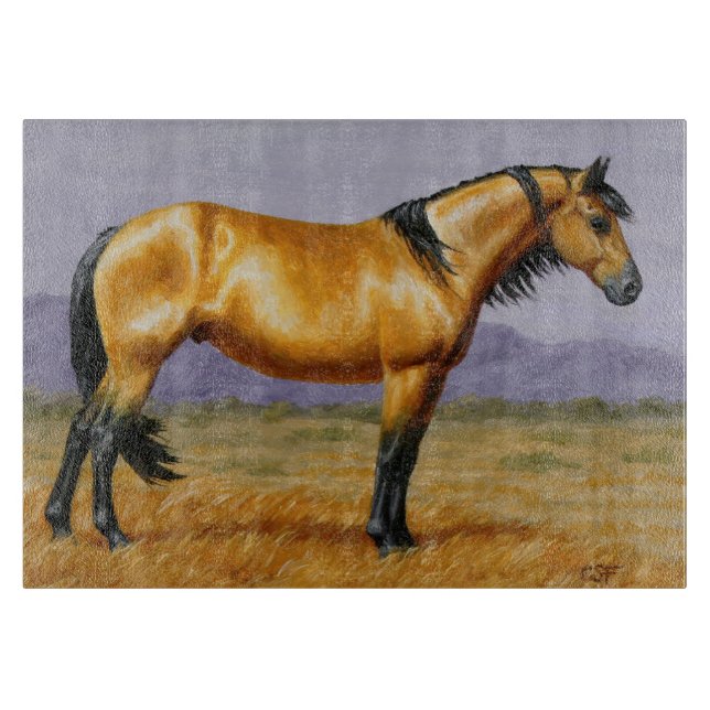 Bucksin Vild Horse Mustang Stallion (Framsidan)